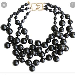 Kenneth Jay Lane Multi Strand Cluster Necklace